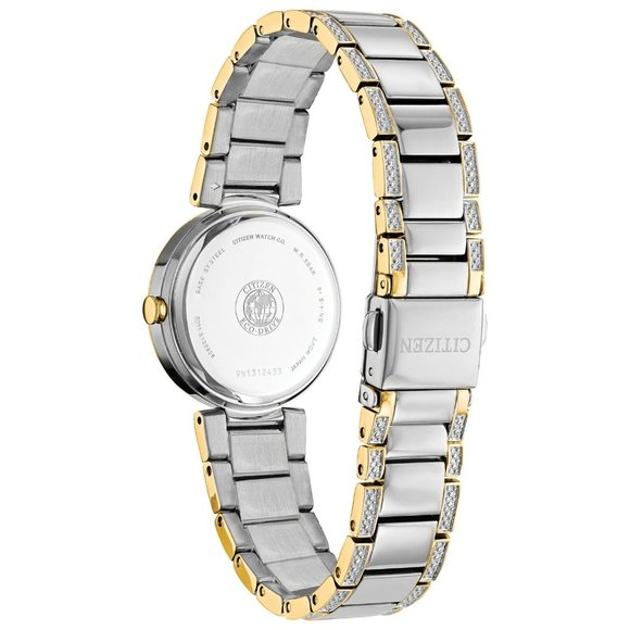 New Citizen Ladies Diamond Two Tone Watch - Picture 4 of 5